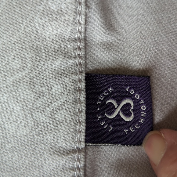 NYDJ Floral Lift Tuck Technology Ankle Jeans 12 Gray Pattern - Picture 4 of 15